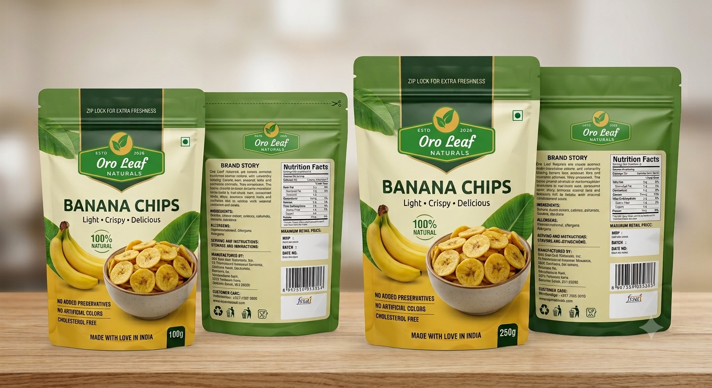 ORO Leaf Premium Snacks