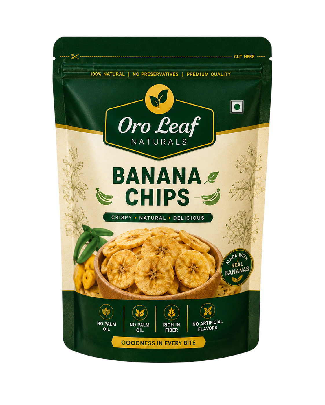 ORO Leaf Naturals Banana Chips